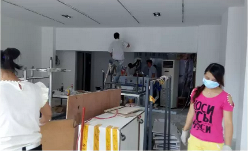 友情低碳環保漆施工現場【油漆品牌代理招商加盟】